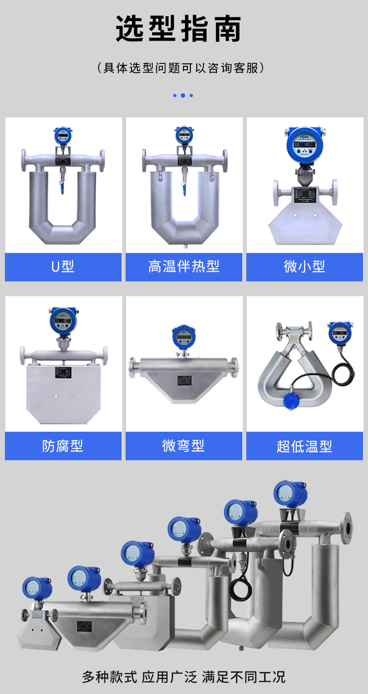 衛(wèi)生型質(zhì)量流量計(jì)產(chǎn)品分類圖
